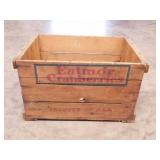 Vintage Eatmor Cranberries wooden shipping crate
