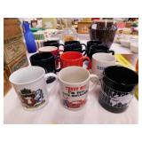 12 ceramic mugs