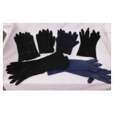 3 pair of elbow length gloves: Landel leather -