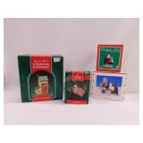 3 new Christmas village accessories - 1991