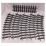 6 pieces of Bachmann railroad train track -