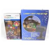 2 new Christmas LED laser light show projectors