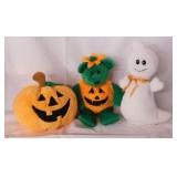 3 Halloween Ty Beanie Babies - Precious Moments -