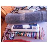 Roll of carpet runner - Rag rug - 5 mil plastic,