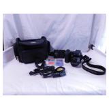 Konica Minolta Dimage A2 digital bridge camera w/