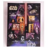 2007 sheet of 15 Star Wars USPS postage stamps -