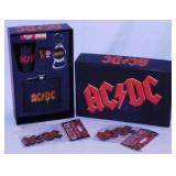 ACDC shot glass flask gift set in box - 2 ACDC