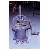 Small antique Enterprise cast iron fruit press,