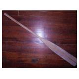 Vintage wooden boat oar, 55" long