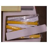 Plastic & wood rulers