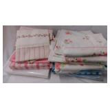 Vintage bed linens: Sheets - Pillowcases - 2 new