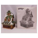 Dept. 56 Reindeer Barn North Pole series, lights