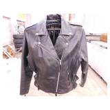 Interstate leather coat, size 2XL