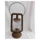 Vintage Embury Supreme metal & glass RR lantern