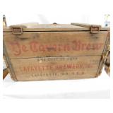 Extremely rare Ye Tavern Brew wood crate