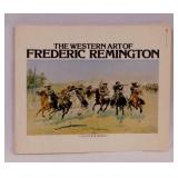 1976 Western Art Frederic Remington book -