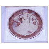 Cameo collector plate, numbered & in box, limited