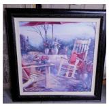 Patio Chaise still life print by Paul Mathenia,