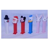 6 PEZ candy dispensers: Slovenia Santa Claus,