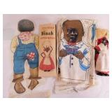 Vintage Dinah mammy souvenir cotton doll in box,