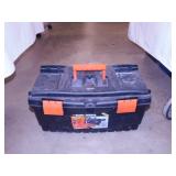 Black & Becker plastic toolbox w/ tray