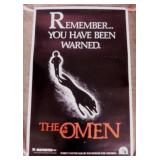 2 movie posters: 1976 The Omen - 1977 A Bridge Too