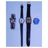 4 Mickey Mouse watches: Sanya LCD digital quartz -