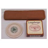 Longaberger: Cracker basket brick - 2 protectors