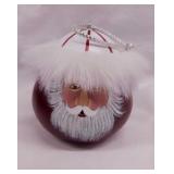 2004 Santa Claus gourd by Phyllis Fraser - Brass