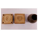 Wooden butter / ravioli mold & more