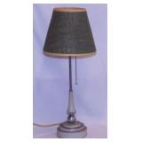 Mid Century table lamp w/ shade - Vintage metal &