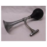 Vintage automobile horn, 12" long