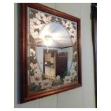 Nia wall mirror, 22 1/2"H x 18 1/2"W