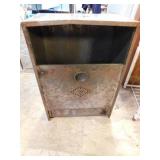 Vintage metal bread bin for Hoosier cabinet