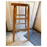 Four legged stool, 31"H