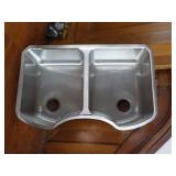 Kohler Stainless Steel Double Sink 32x20x9"