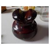 Ceramic Brown Insulator 3 1/2x3"