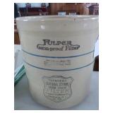 Fulper Germ Proof Filter Stoneware Crock 9 1/2 x