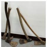 (4) Antique Barn Tools See Photos for Details
