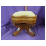 Wooden Foot Stool 9x10x9"