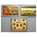 Collectors Coin Sets Nickels, Pennies See Photos