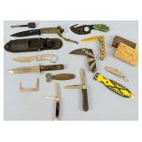 Vintage Pocket Knifes & Hunting Knifes Collection