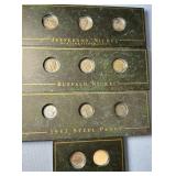 Vintage Encased US Coins Heavy Slate Holders -