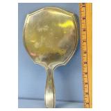 Large Sterling Victorian Hand Mirror 260 Grams -