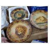 Set of 3 Animal plates