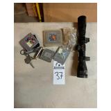 RIFLE SCOPE, MISC. ITEMS