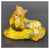 Fenton Yellow Painted Foal