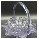 Indiana Glass Tiara Exclusive Violet Fruit Basket