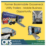 Former Bookmobile Gooseneck Utility Trailers