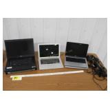 5 misc laptops & power cords